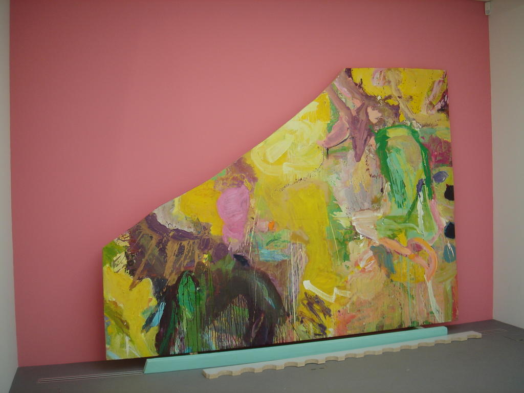 2009, Acryl auf Spanplatte, Sperrholz und Holz, ca. 290 × 380 × 100 cm