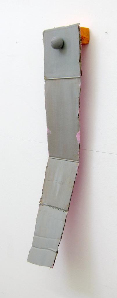 2011, Acryl auf Karton, Baumwolle und Holz, 61 × 14 × 8cm