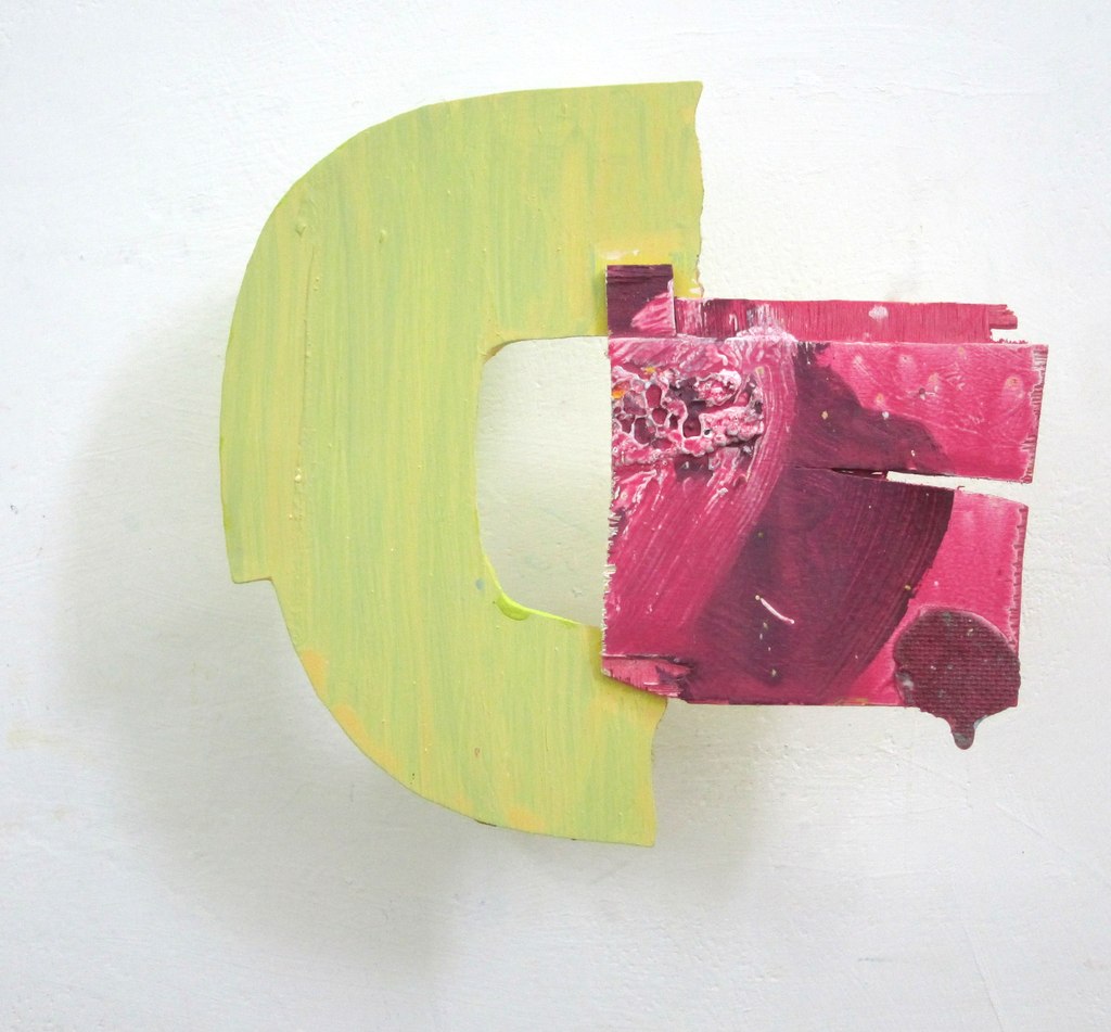 2012, Acryl auf MDF und Holz, 233 × 25 × 8cm