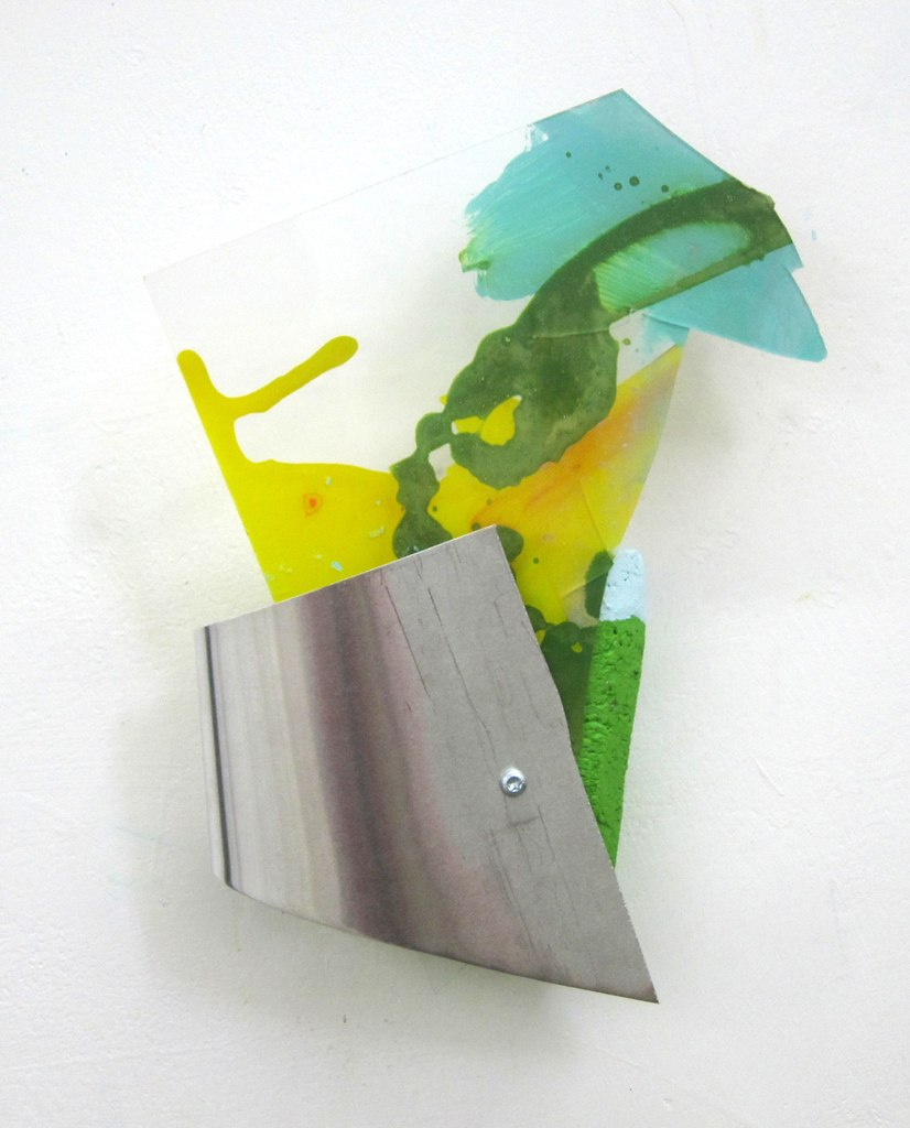 2012, Alublech, Acryl auf Acrylglas und Styropor, 28 × 22 × 5cm