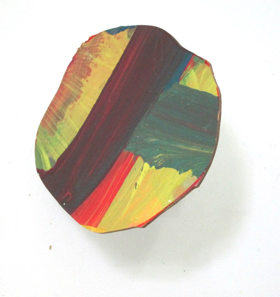 2012, Acryl auf Hartfaserplatten und MDF, Holz, 16 × 15 × 12cm