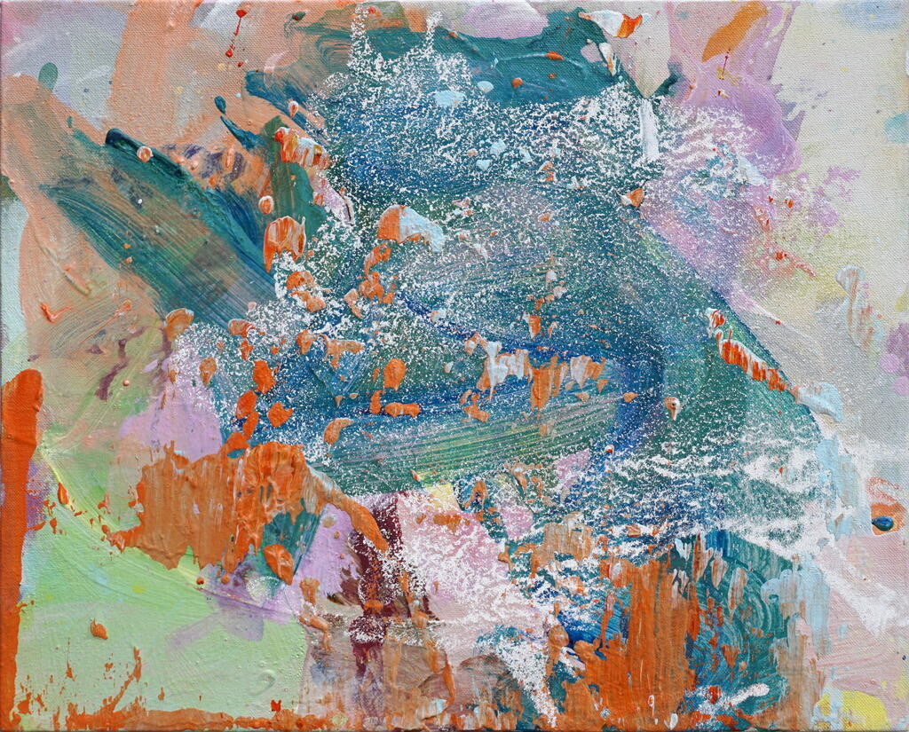 2017, Acryl auf Leinwand, 40 × 50cm