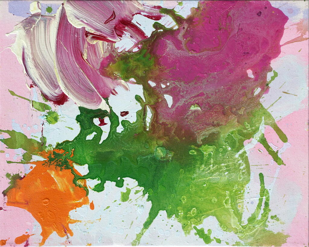 2017, Acryl auf Leinwand, 40 × 50cm