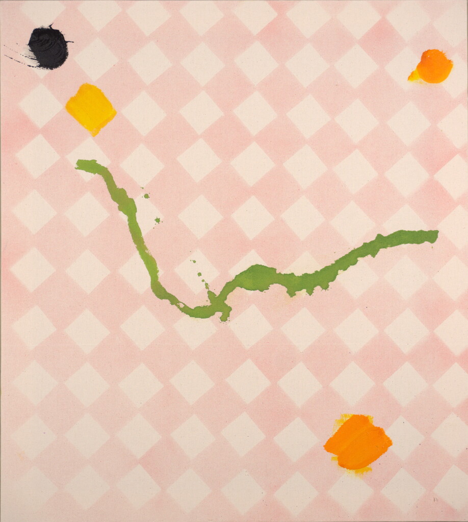 2019, Acryl und Sprühfarbe auf Leinwand, 95 × 85cm