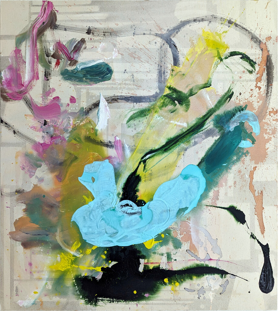 2023, Acryl auf Leinwand, 115 × 105cm