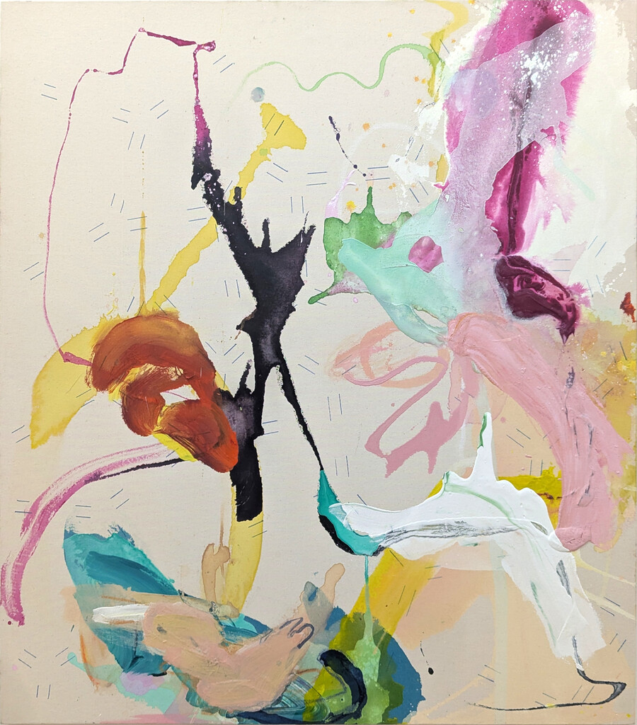 2024, Acryl auf Leinwand, 130 × 115cm