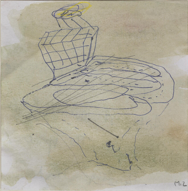 2017, Filzstift und Acryl auf Papier, 9.6 × 9.6cm