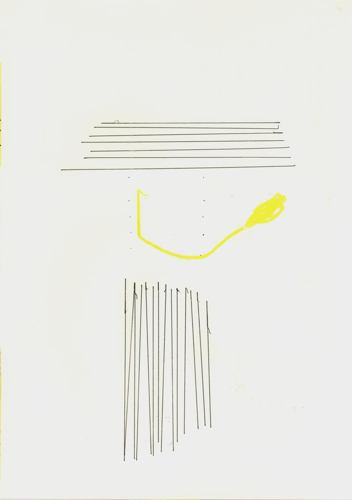 2016, Farbstift und Filzstift auf Papier, 36 × 26cm